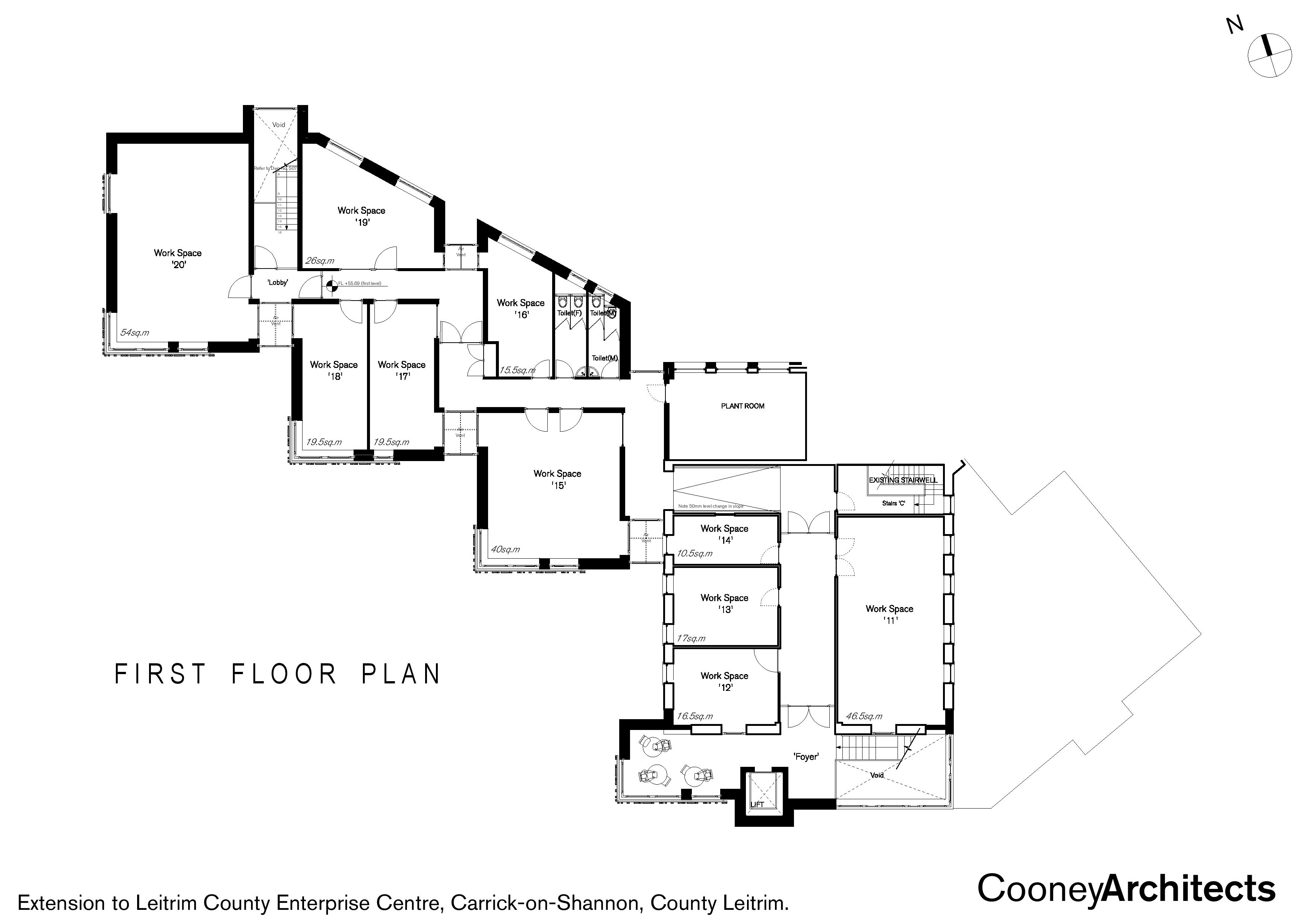 First Floor Plans for New Innovation Centre